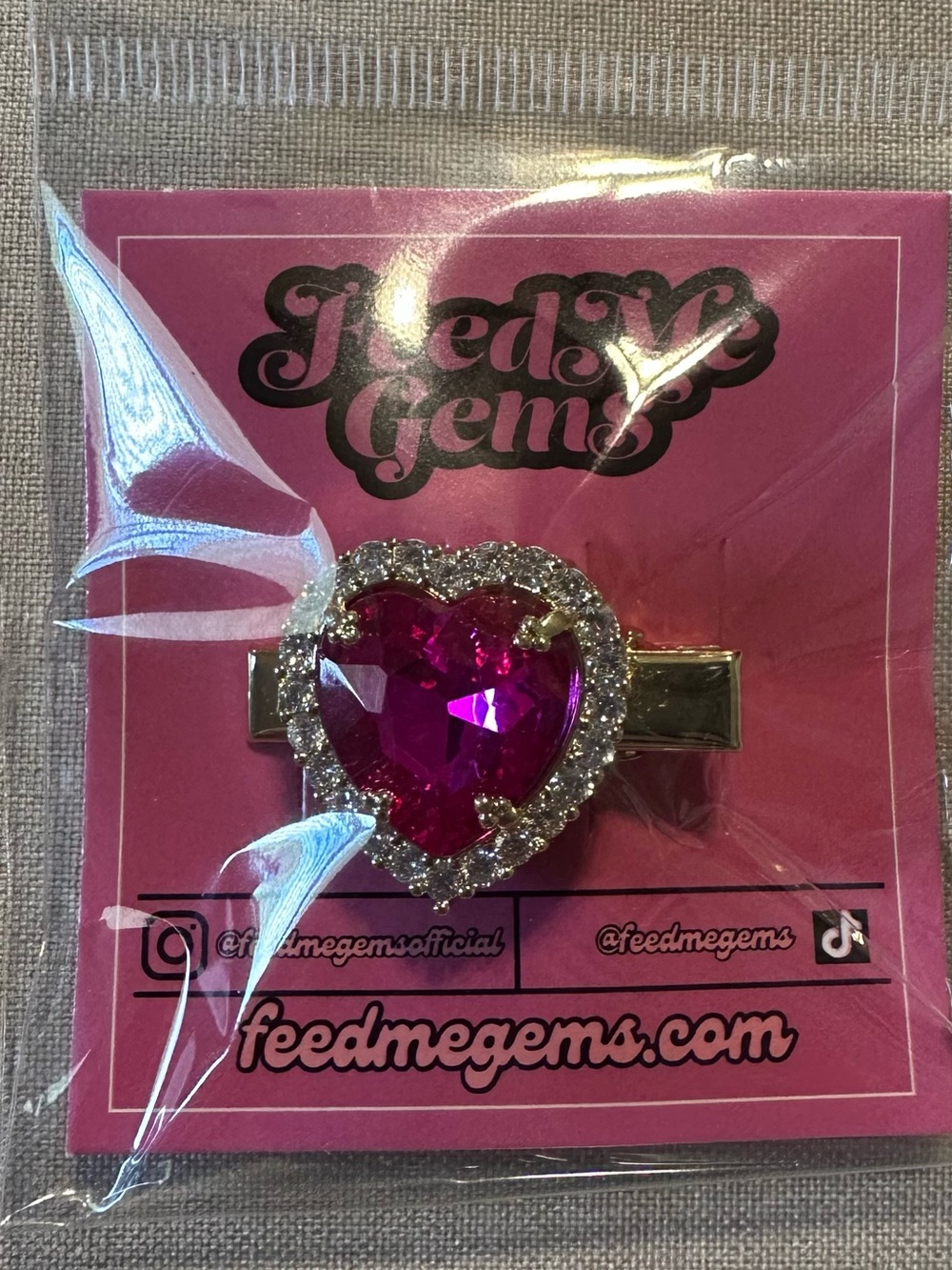NEW Fuchsia TF20 Romeo Hair Candy Clip